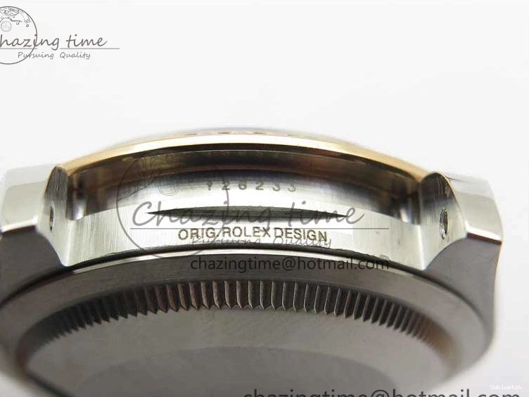 126281 Bracelet BP Gray DateJust Oyster 1:1 Best on Edition Maker RG SS 36 Roman Dial 0417